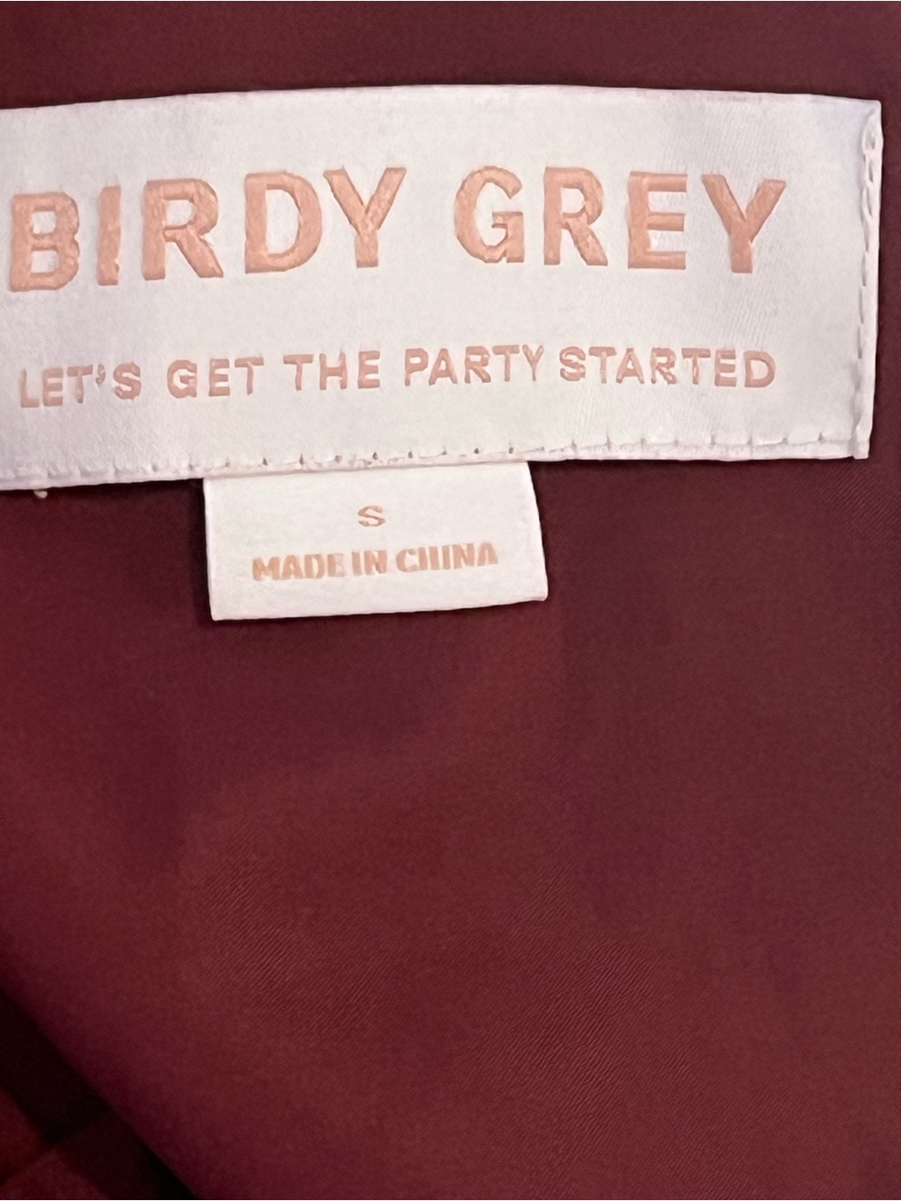 Birdy Grey Dress Size S - Picture 6 of 7
